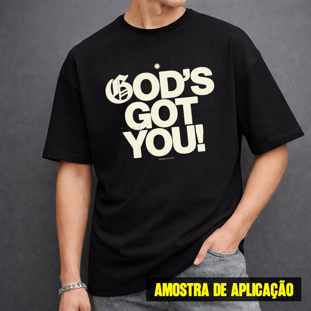 Estampa DTF - 28cm - God's Got You - Cod.80