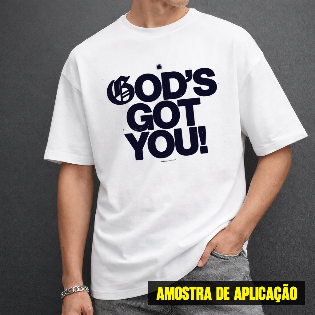 Estampa DTF - 28cm - God's Got You - Cod.80