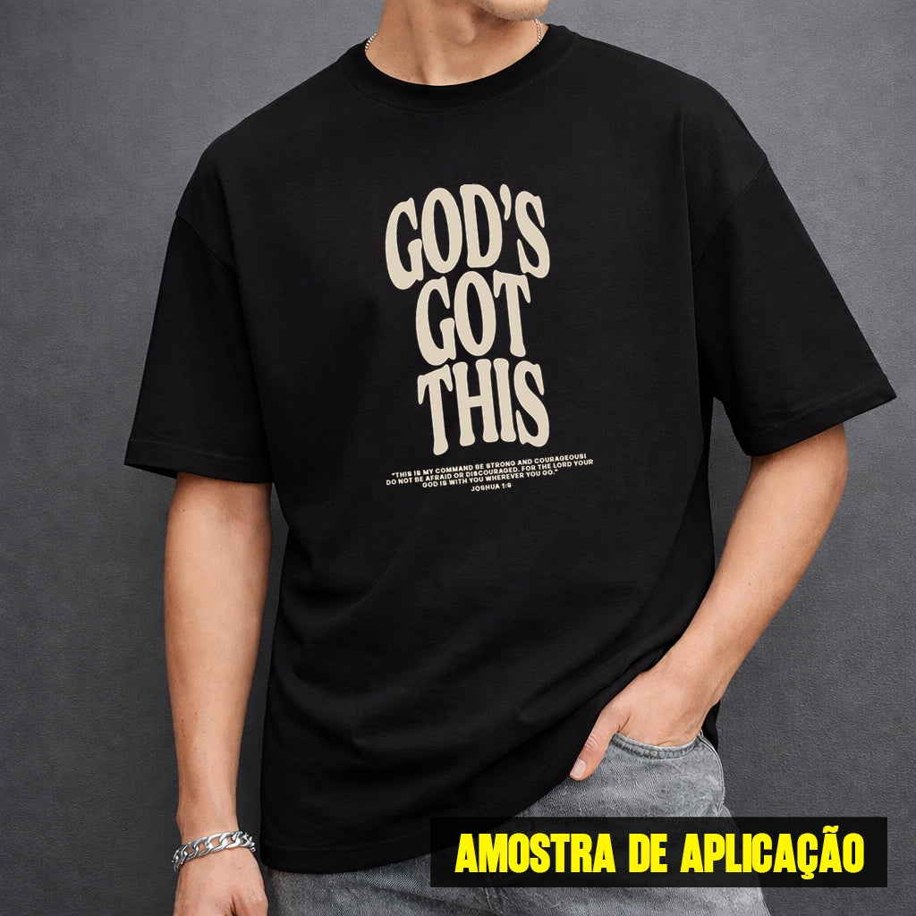 Estampa DTF - 28cm - God's Got This - Cod.81