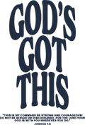 Estampa DTF - 28cm - God's Got This - Cod.81