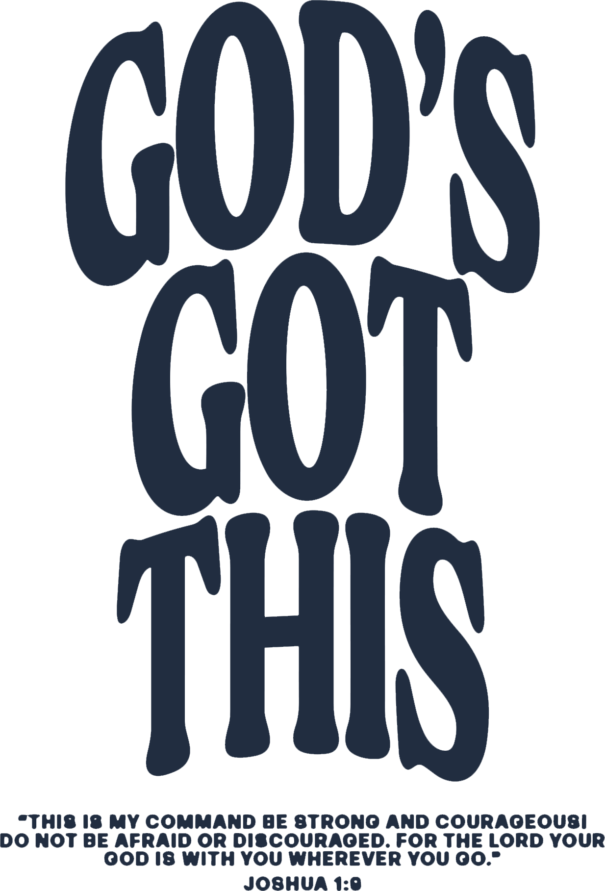 Estampa DTF - 28cm - God's Got This - Cod.81