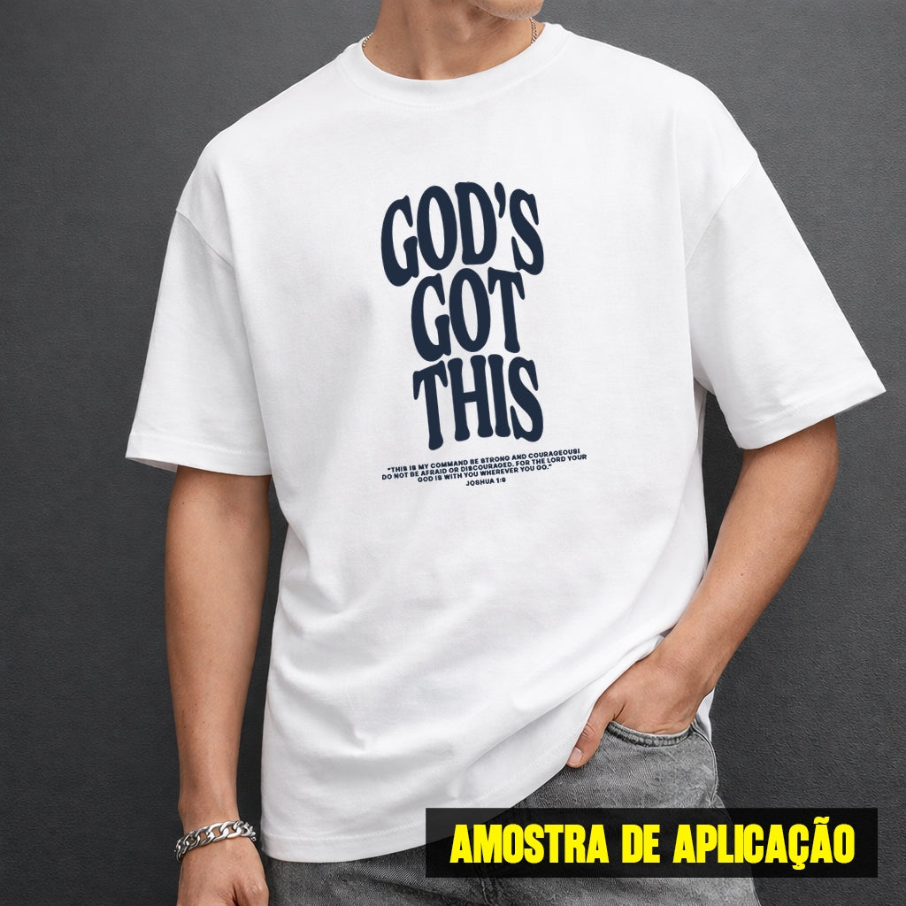 Estampa DTF - 28cm - God's Got This - Cod.81