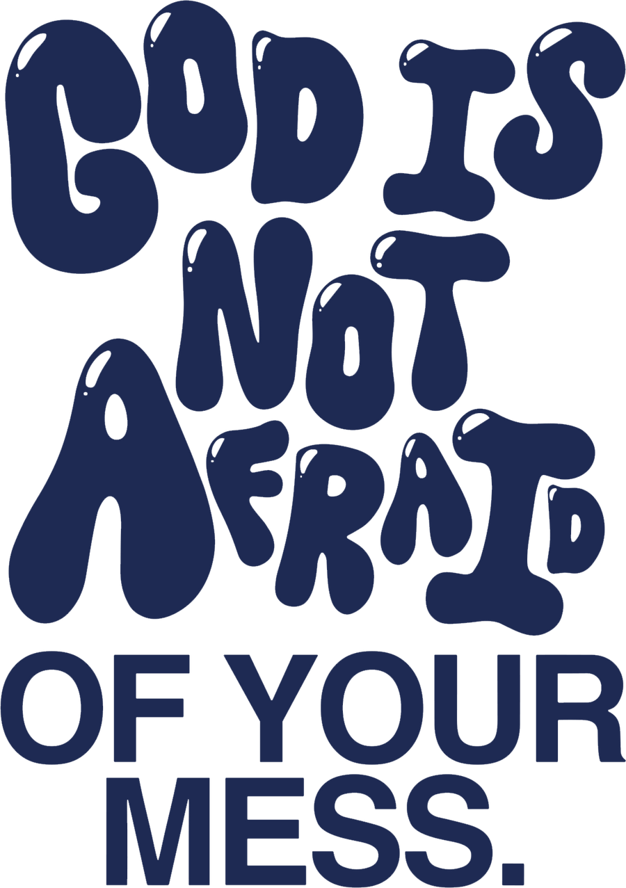 Estampa DTF - 28cm - God Is Not Afraid - Cod.86