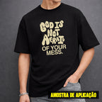 Estampa DTF - 28cm - God Is Not Afraid - Cod.86