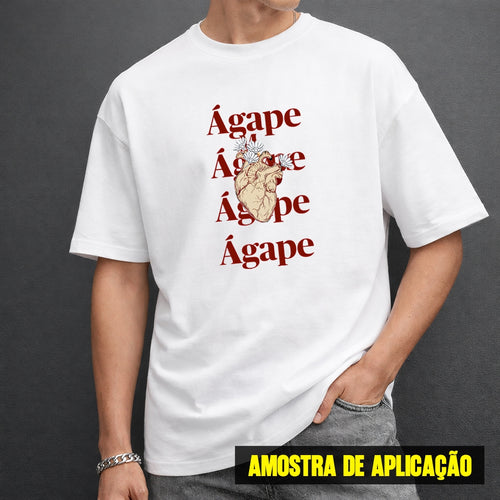 Estampa DTF - 28cm - Agapé - Cod.08