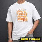 Estampa DTF - 28cm - All Things Are Possible - Cod.09