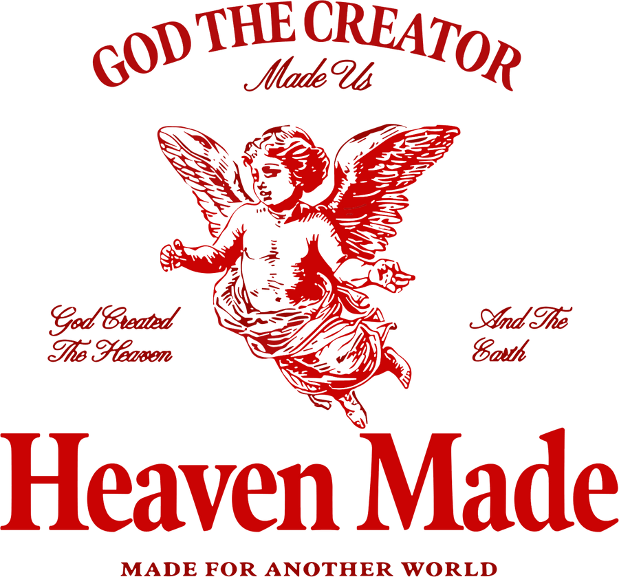 Estampa DTF - 28cm - Heaven Made - Cod.96