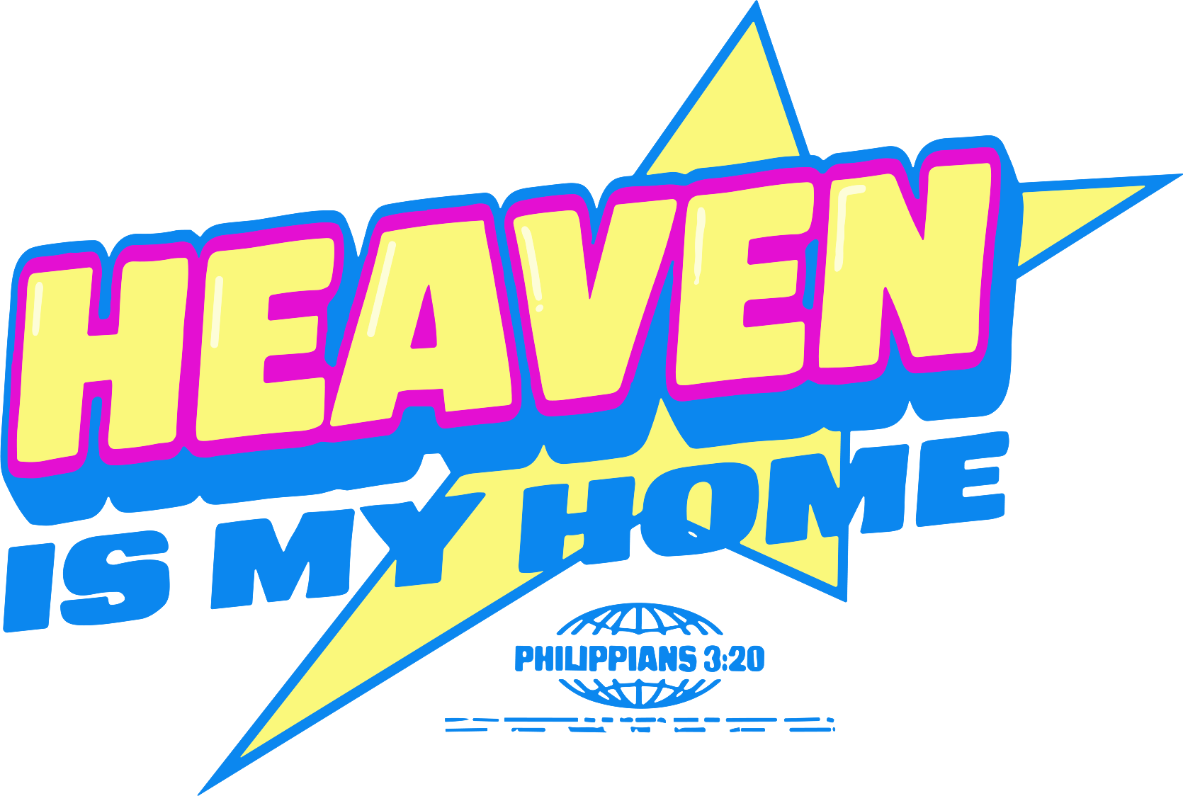 Estampa DTF - 28cm - Heaven Is My Home - Cod.98