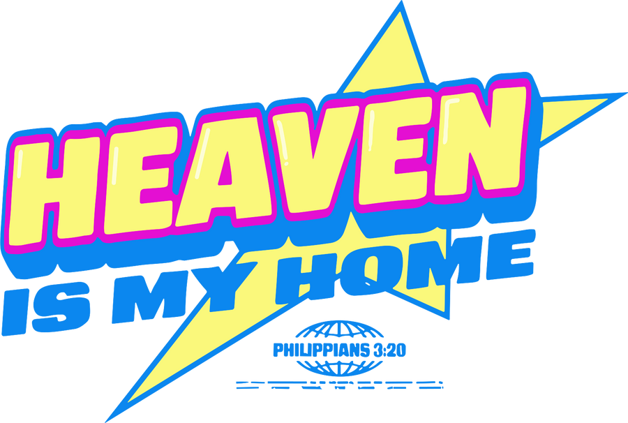 Estampa DTF - 28cm - Heaven Is My Home - Cod.98