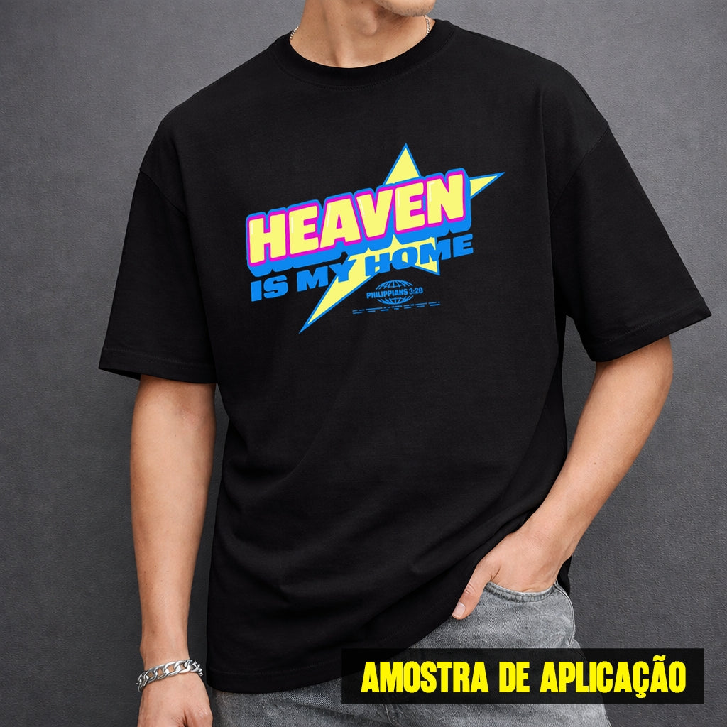 Estampa DTF - 28cm - Heaven Is My Home - Cod.98