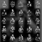 Pack Digital de imagem Lendas do Hip-Hop Halftone