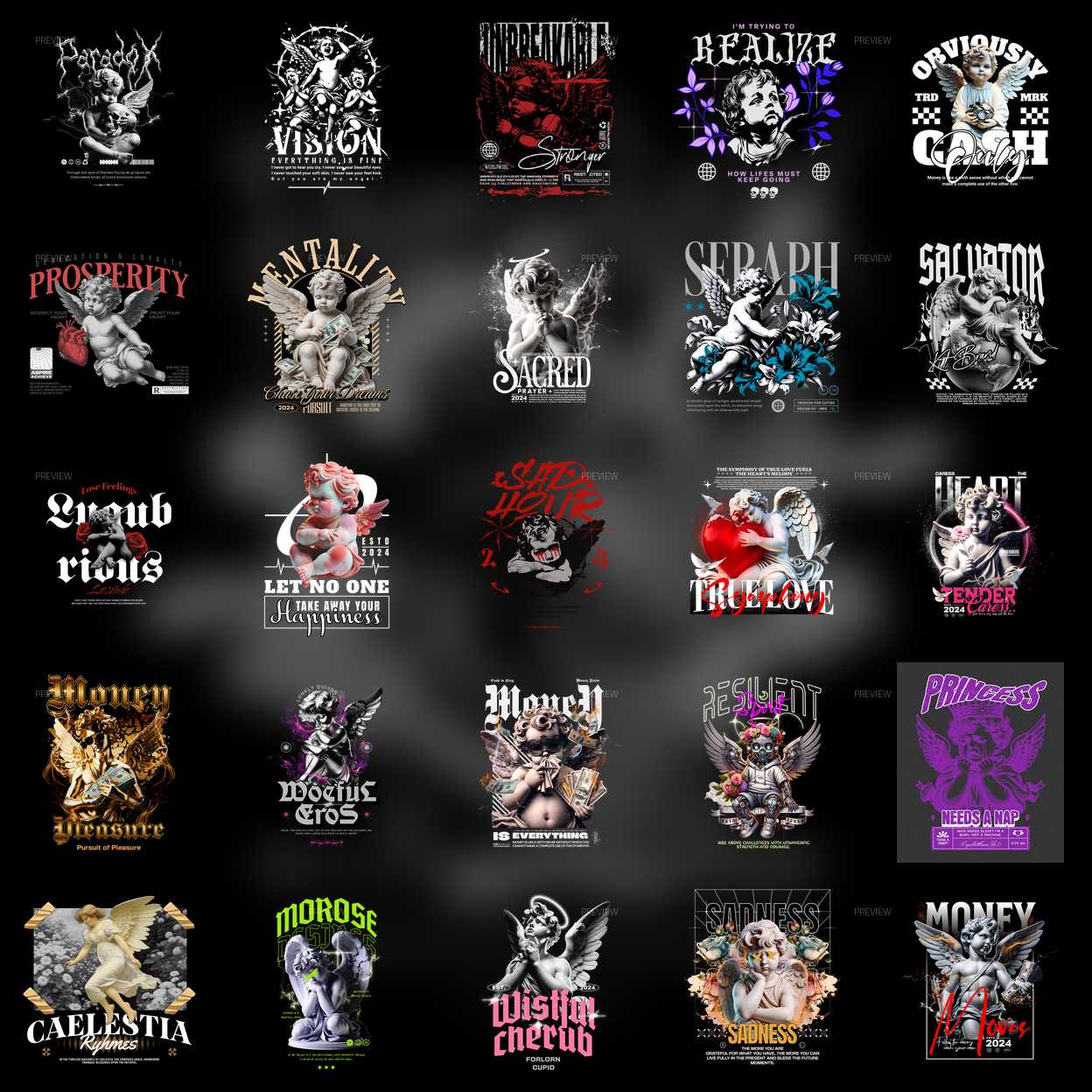 Pack Digital de imagem Cupido Street