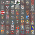 Pack Digital de imagem Bandas de Rock Halftone