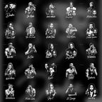Pack Digital de imagem Lendas do Hip-Hop Halftone