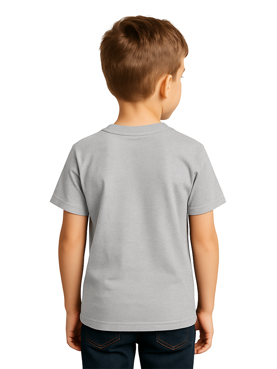 Camiseta Infanto Juvenil Básica Lisa 100% Algodão Penteado Fio 30.1