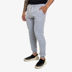 Calça de Moletom com Ribana e Cordão Lisa