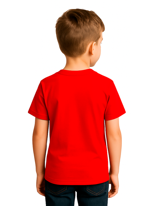 Camiseta Infanto Juvenil Básica Lisa 100% Algodão Penteado Fio 30.1
