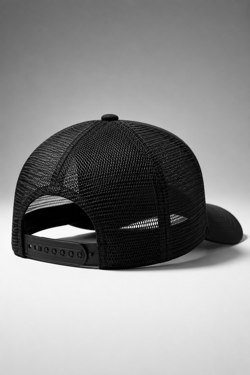 Boné Trucker Liso Preto
