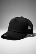 Boné Trucker Liso Preto
