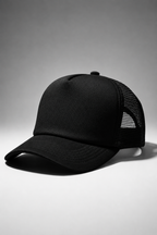 Boné Trucker Liso Preto