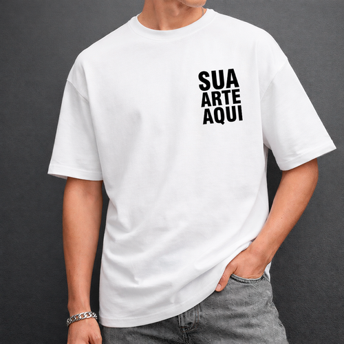 Camiseta Algodão Básica - Personalizado (Sua Arte)