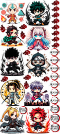 Pack Fácil 10 Estampas Prontas - Animes II
