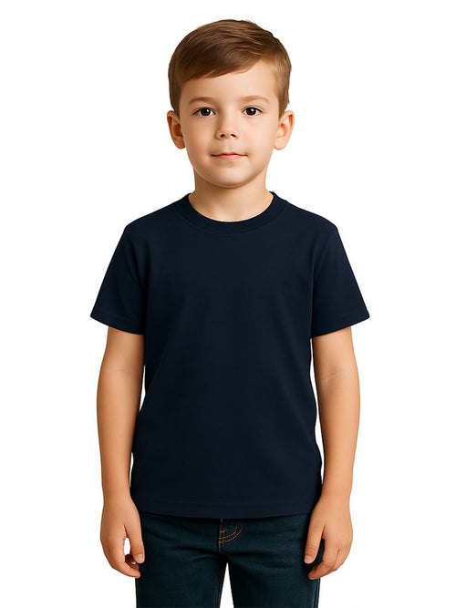 Camiseta Infantil Básica - Algodão Cardado
