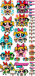 Pack Fácil 10 Estampas Prontas - Meninas Super Poderosas