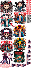 Pack Fácil 10 Estampas Prontas - Stranger Things