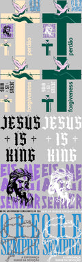 Pack Fácil 10 Estampas Prontas - Street Gospel IV