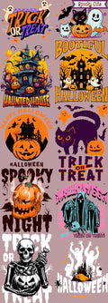 Pack Fácil 10 Estampas Prontas - Halloween II