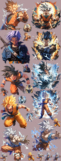 Pack Fácil 10 Estampas Prontas - Dragon Ball Z
