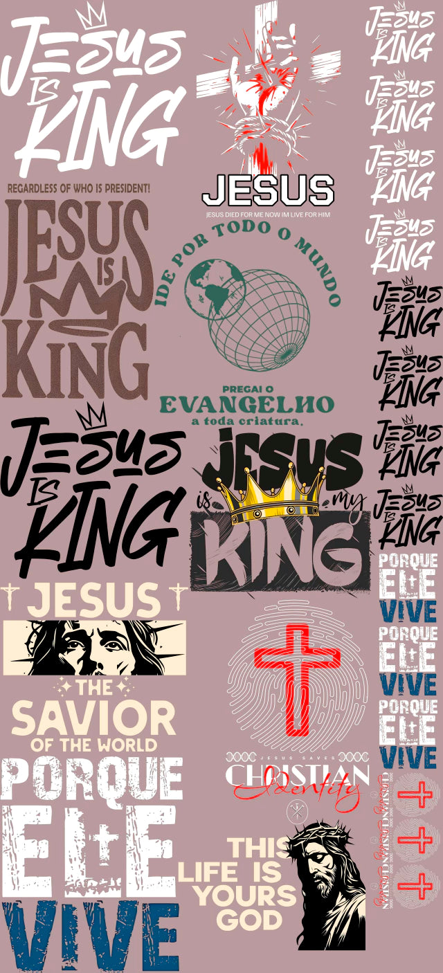 Pack Fácil 10 Estampas Prontas - Street Gospel