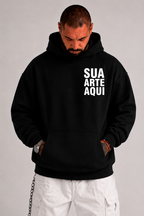 Moletom Canguru com Capuz - Personalizado (Sua Arte)