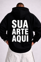 Moletom Canguru com Capuz - Personalizado (Sua Arte)