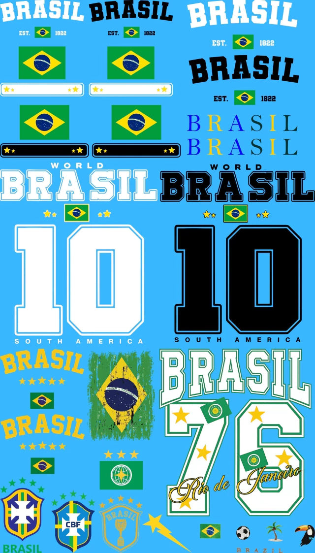 Pack Fácil 10 Estampas Prontas - COPA IIi
