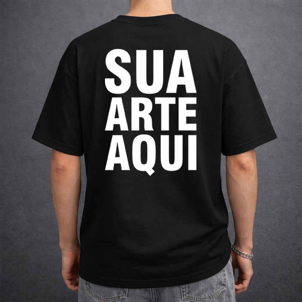 Camiseta Algodão Básica - Personalizado (Sua Arte)