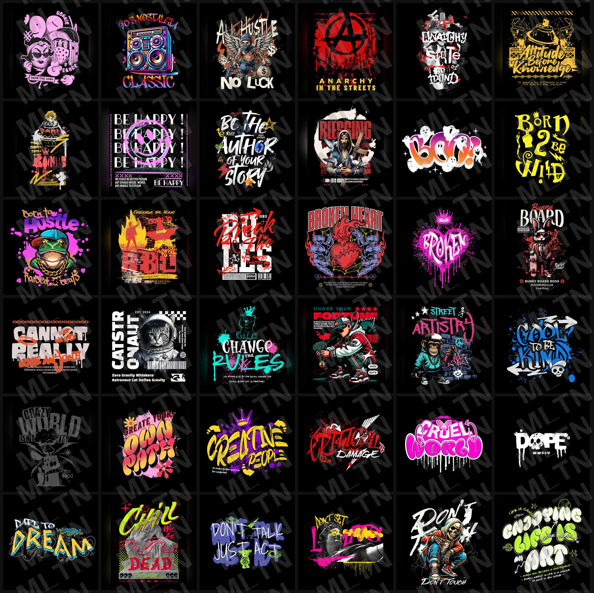 Pack Digital DTF Premiun Street Wear