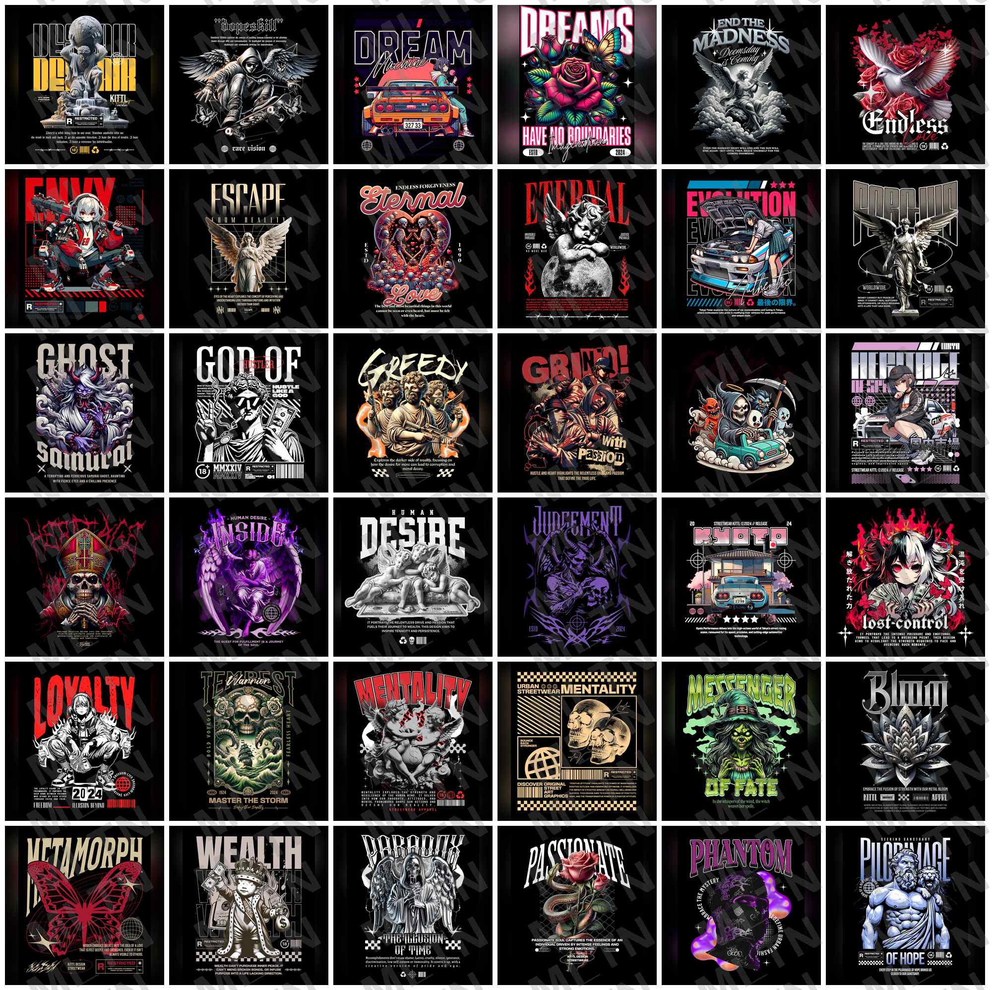 Pack Digital DTF Premiun Street Wear